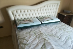 Letto a contenitore con materasso in memory e guanciali