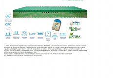 Materasso in memory "Bioforma" all'aloe vera